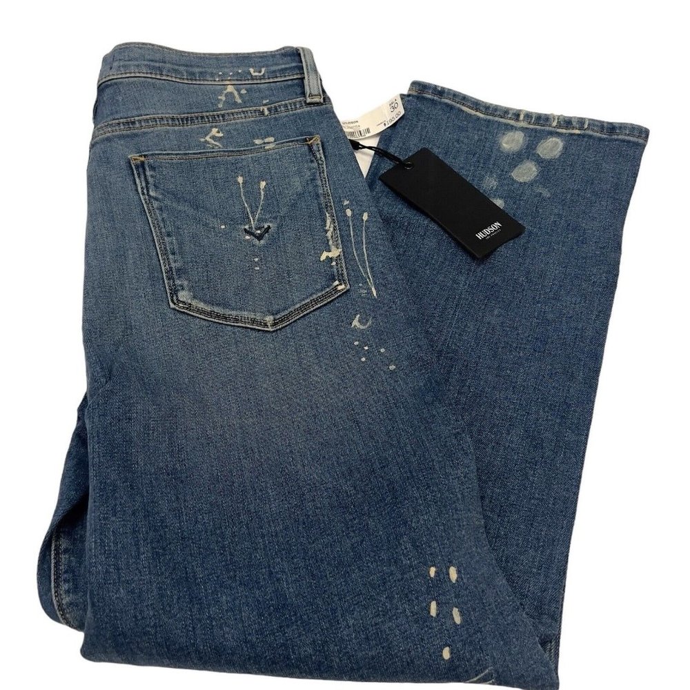 HUDSON Los Angeles Women's Jeans Barbara Straight Sz 30 NWT - Picture 11 of 15